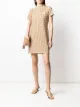 Imagen 2 de Tory Burch vestido ajustado con logo estampado
