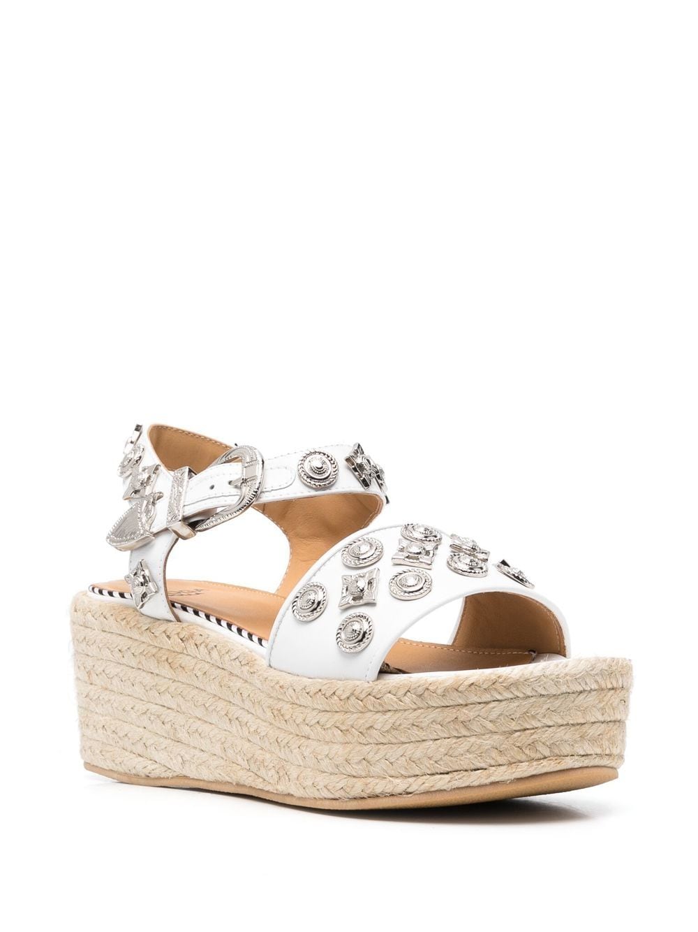 Toga Pulla Espadrilles met plateauzool - Wit