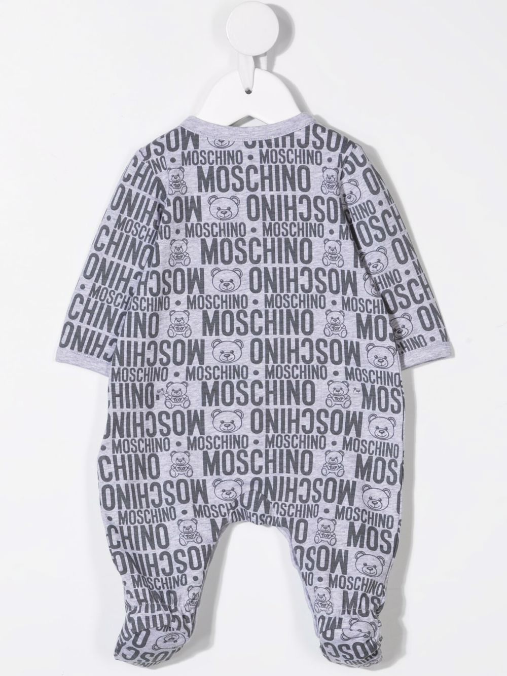 фото Moschino kids комплект из комбинезона и шапки с нагрудником