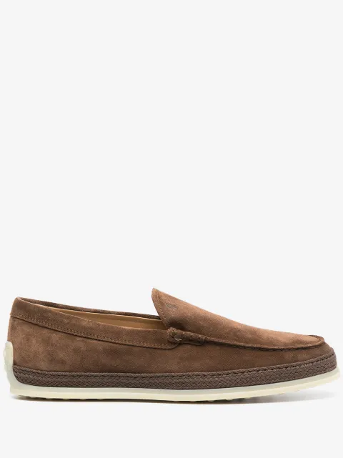Tod's mocasines con detalle de alpargatas