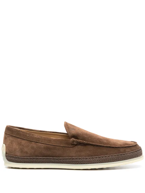 Mocassins à détails espadrilles - Tod's - Modalova