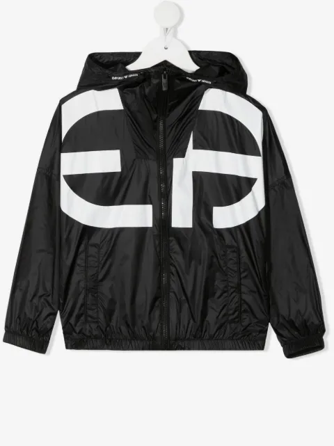 Emporio Armani Kids veste à logo imprimé