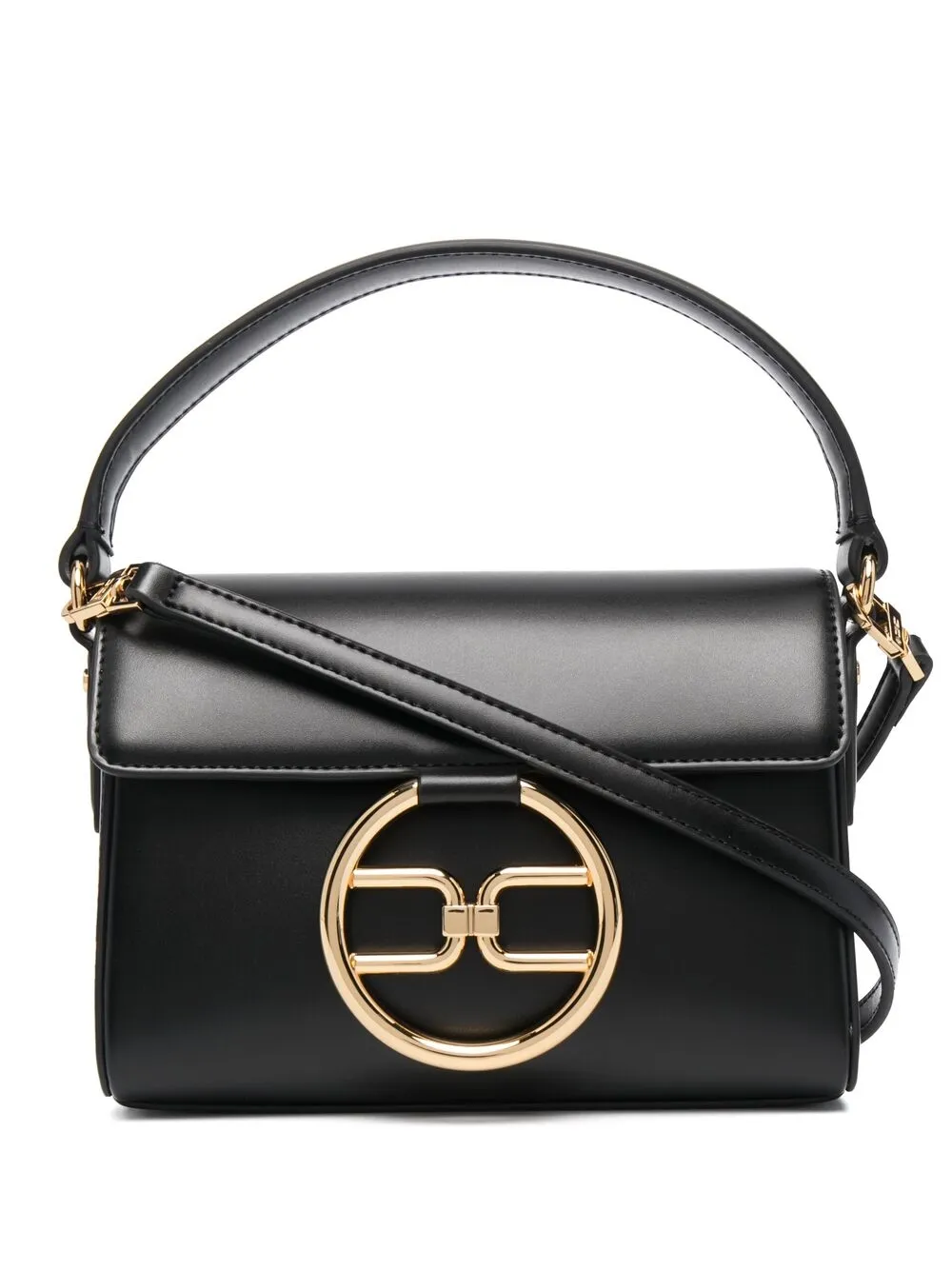 ELISABETTA FRANCHI LOGO-PLAQUE CROSSBODY BAG