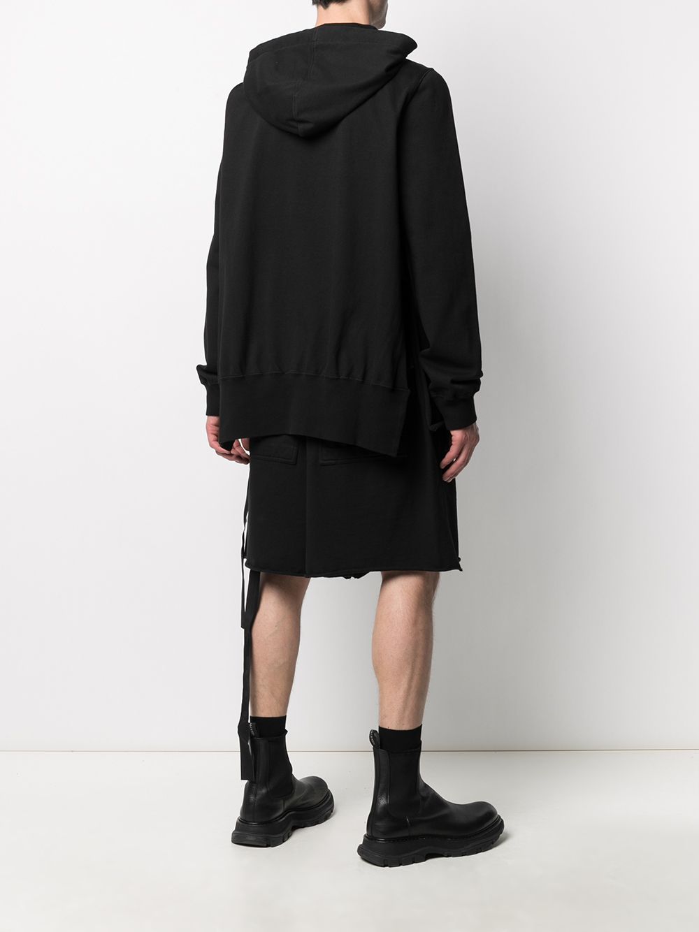 фото Rick owens drkshdw худи с вырезами сбоку