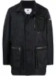 Image 1 of Marine Serre logo-patch parka coat