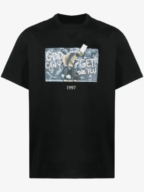 Throwback. photograph-print crew-neck T-shirt