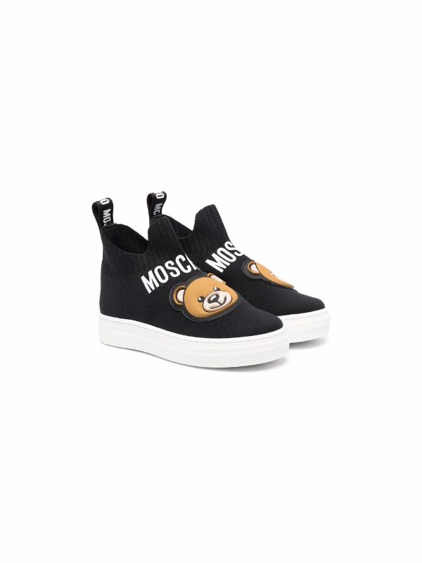 Moschino teddy shoes discount high sock sneakers