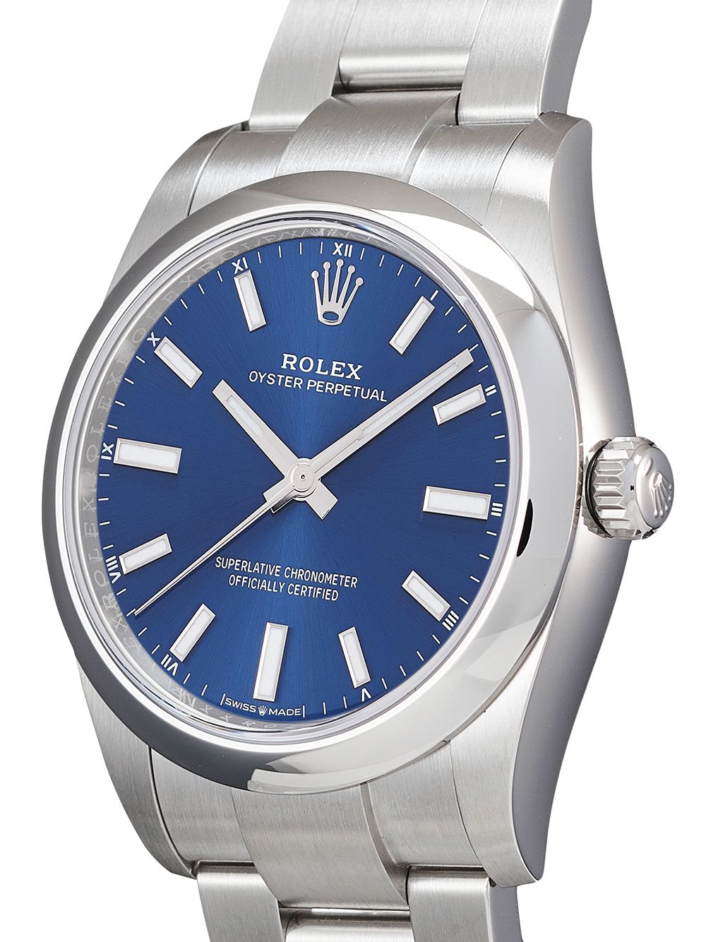 фото Rolex наручные часы oyster perpetual pre-owned 34 мм 2020-го года