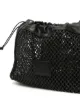 Low Classic rattan-woven drawstring bag
