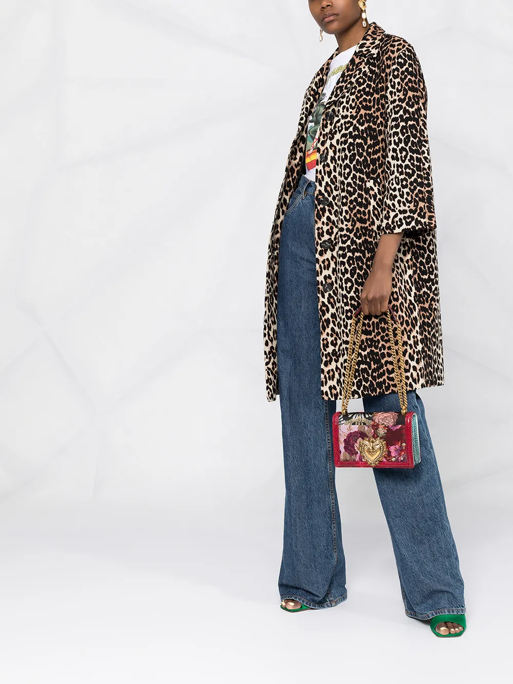 фото Dolce & gabbana сумка devotion с цветочным узором