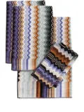Missoni Home set of 5 Giacomo bath towels - Blue