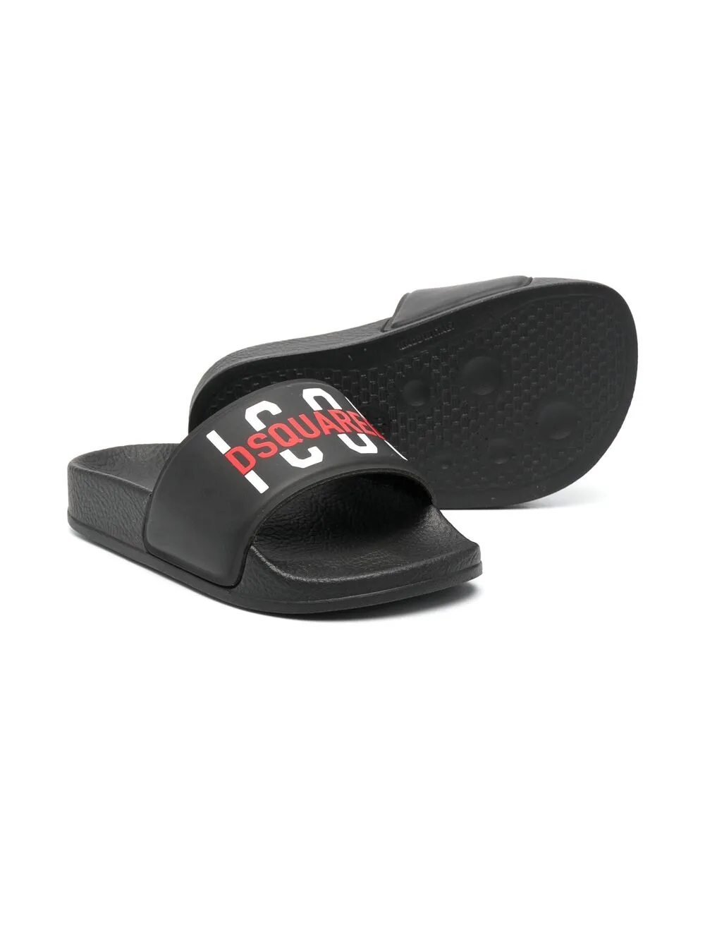 DSQUARED2 KIDS Icon logo slides Black