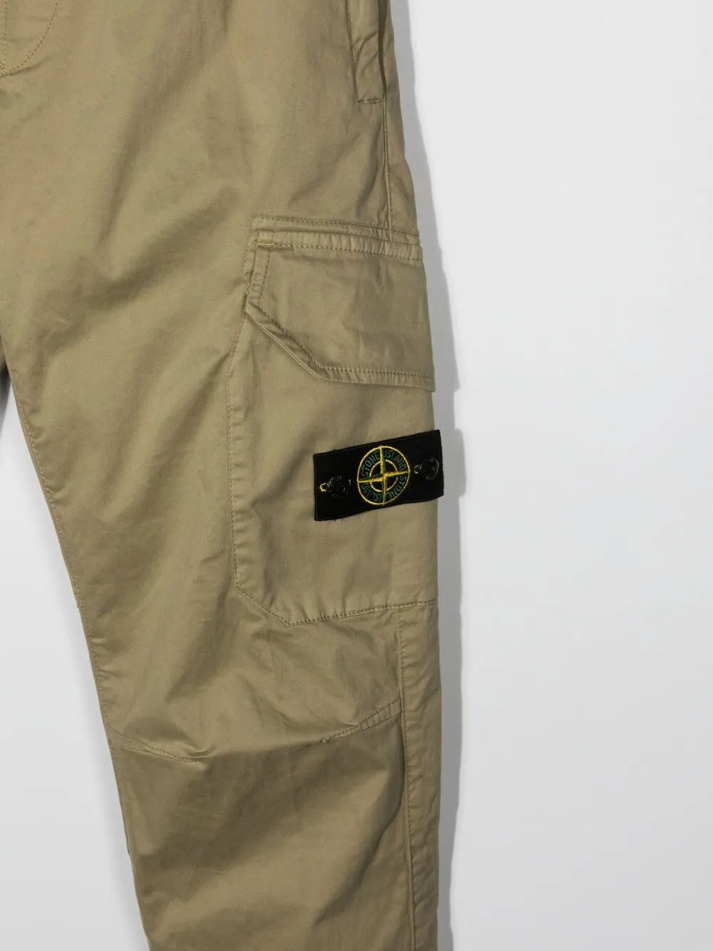 фото Stone island junior спортивные брюки с нашивкой-логотипом