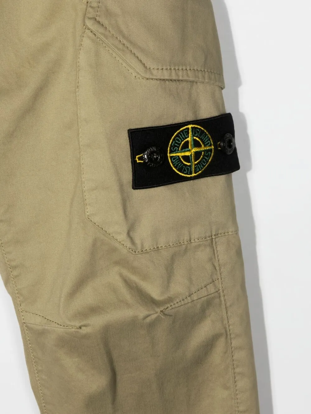 фото Stone island junior спортивные брюки с нашивкой-логотипом