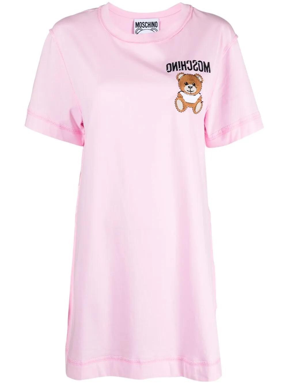 фото Moschino платье-футболка teddy bear