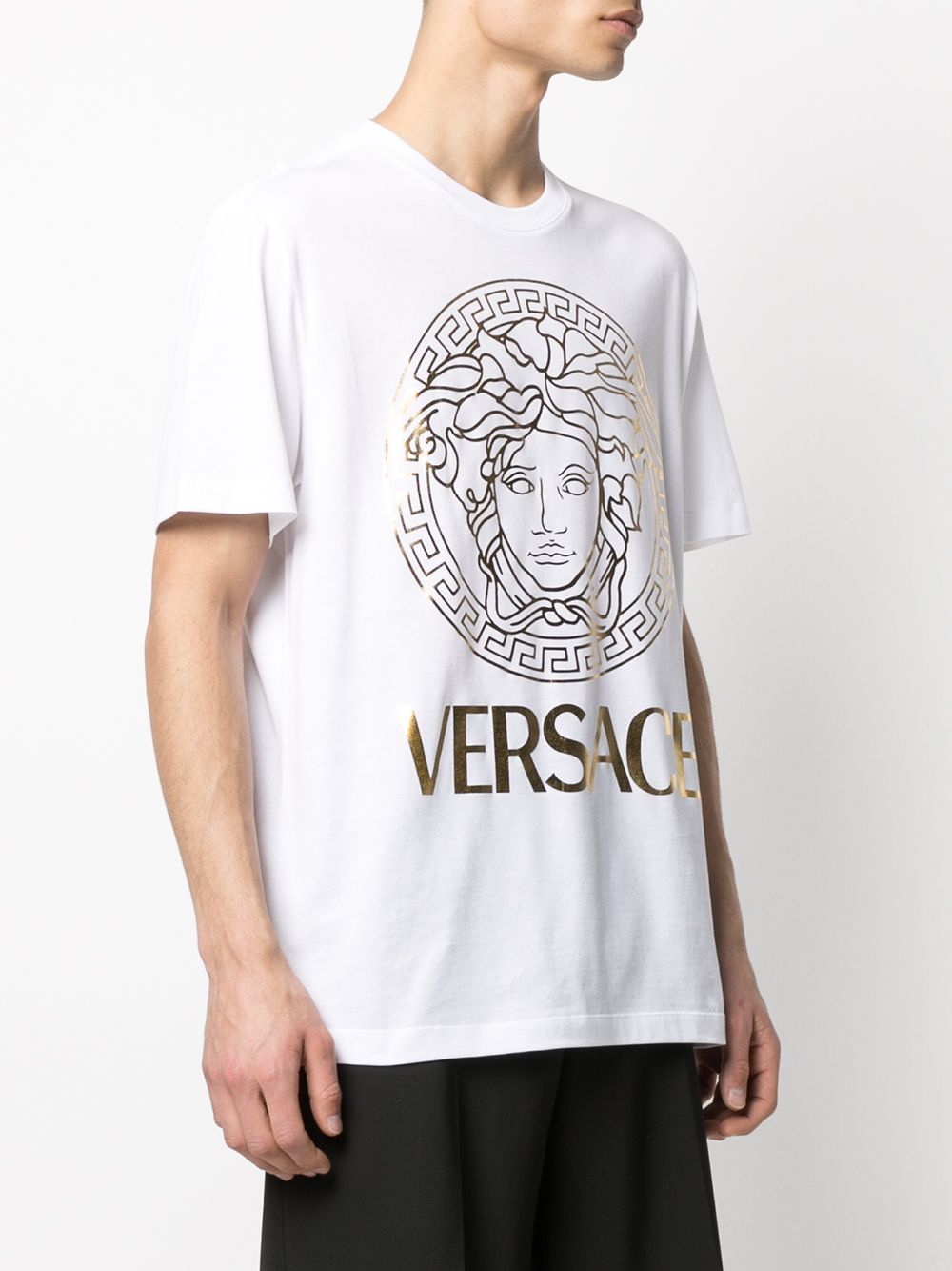 фото Versace футболка с принтом medusa