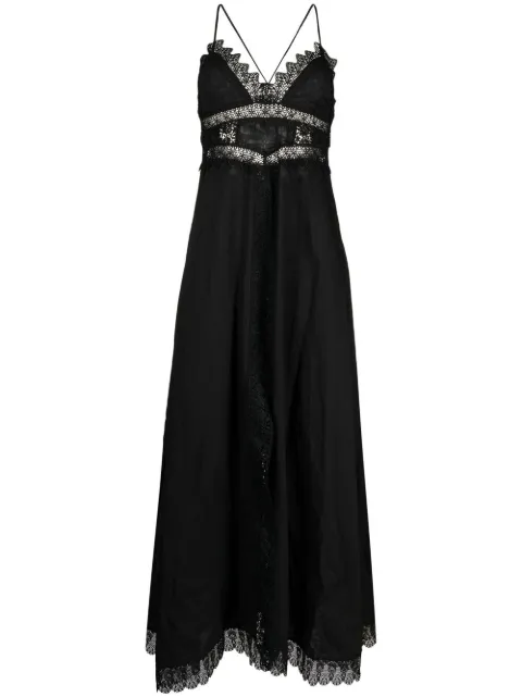 Charo Ruiz Ibiza lace-trimmed maxi dress