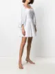 Federica Tosi draped-sleeve flared dress