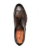 Santoni embossed derby shoes