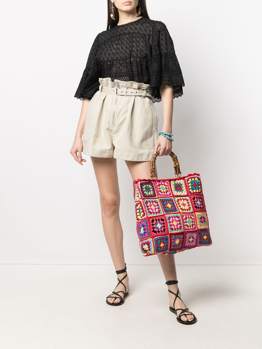 La Milanesa Patchwork Shoulder Bag - Farfetch