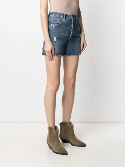 Boyish Jeans distressed denim shorts 