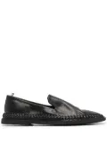 Officine Creative whipstitched loafers - Black