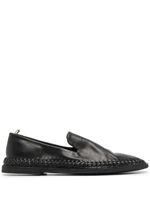 Officine Creative mocasines con detalle sobrehilado