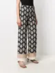 Antonelli panelled high-waisted trousers