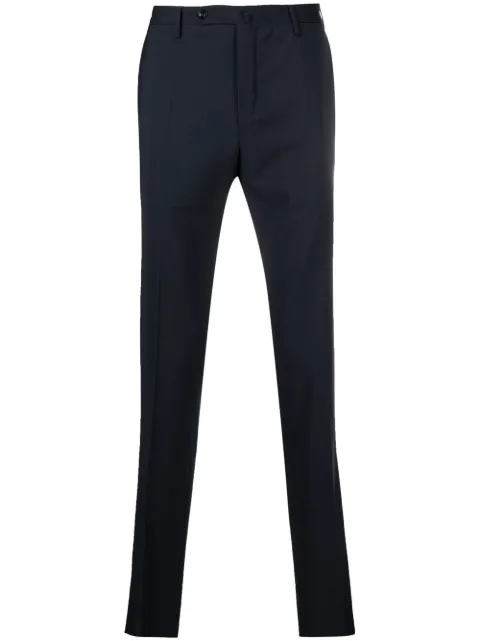 Incotex slim-cut virgin wool trousers