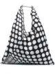 Image 1 of MM6 Maison Margiela polka-dot print Japanese tote bag