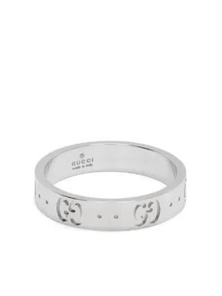 ほぼ未使用 GUCCI Icon Ring 直営店購入　サイズ17 Icon thin 18k ring in white gold | GUCCI® US