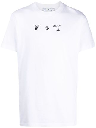 Off-White logo-print T-shirt - Farfetch