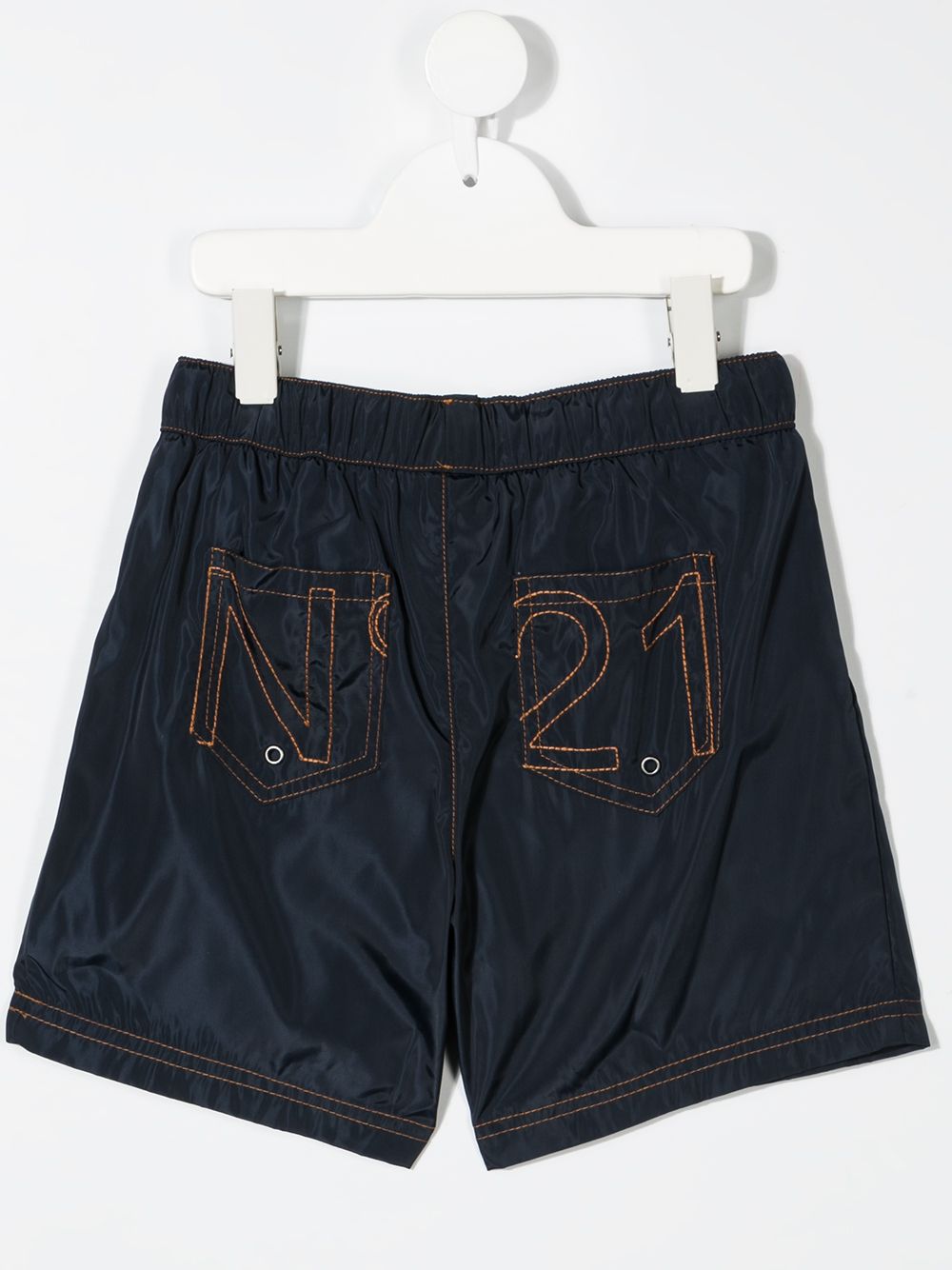 фото Nº21 kids contrast stitching swim shorts