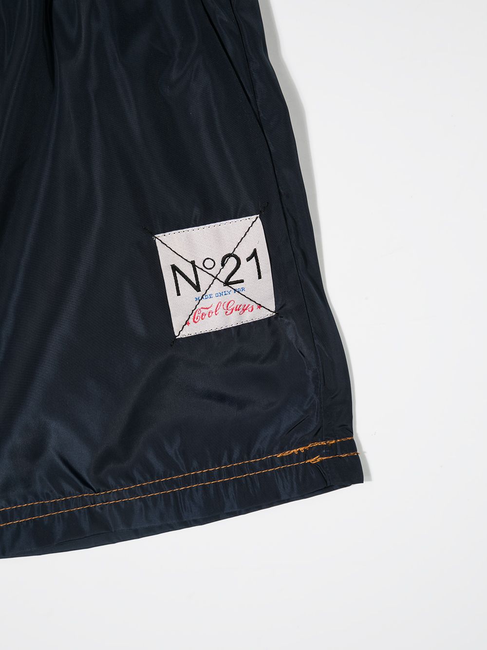 фото Nº21 kids contrast stitching swim shorts