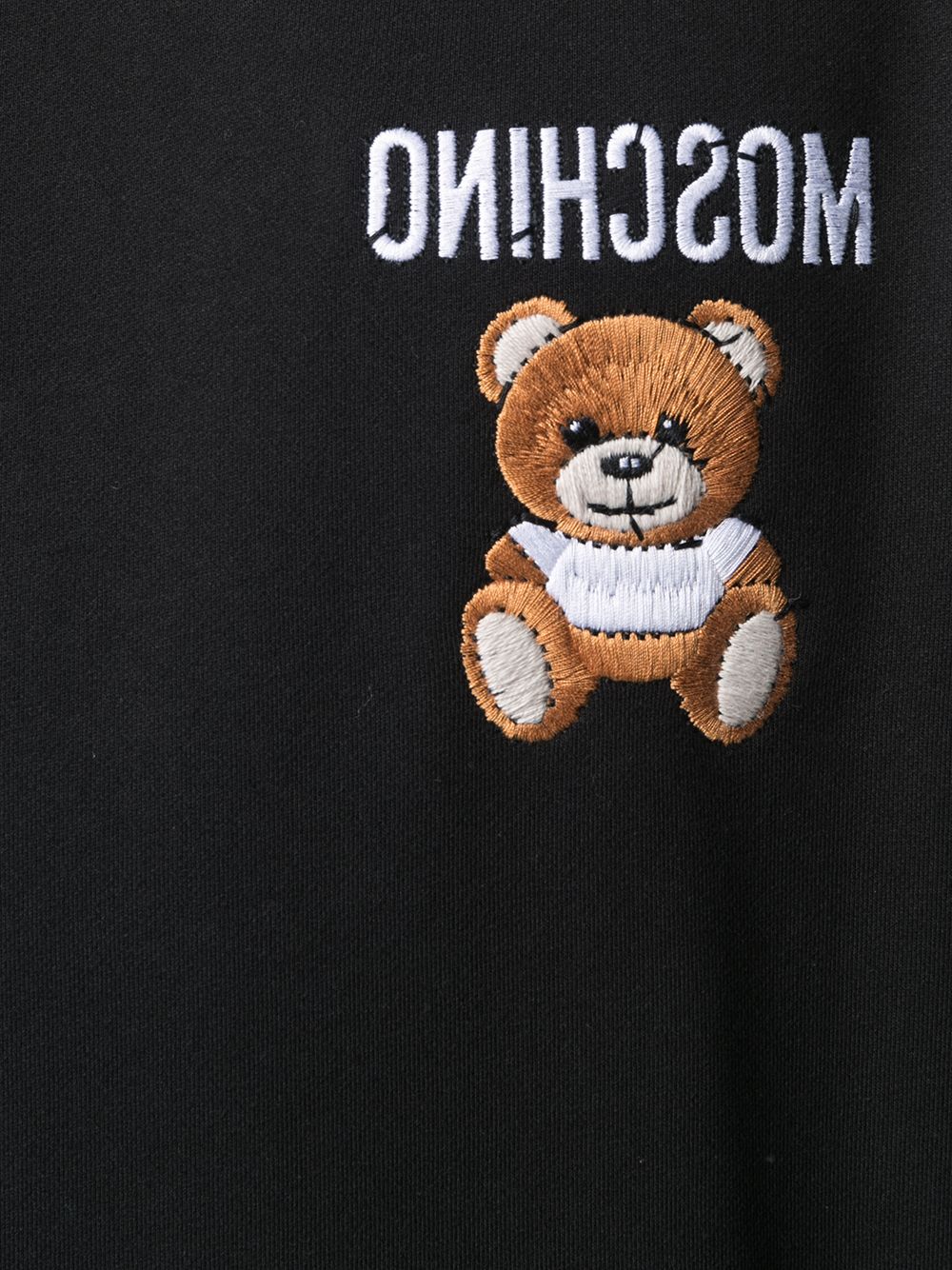 фото Moschino толстовка с вышивкой teddy bear