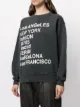 ANINE BING City Names Sweatshirt