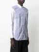 Comme Des Garçons Shirt stripe print poplin shirt