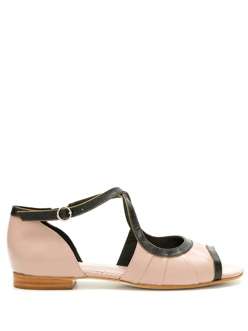 Sarah Chofakian leather Viceroy flat sandals - Pink