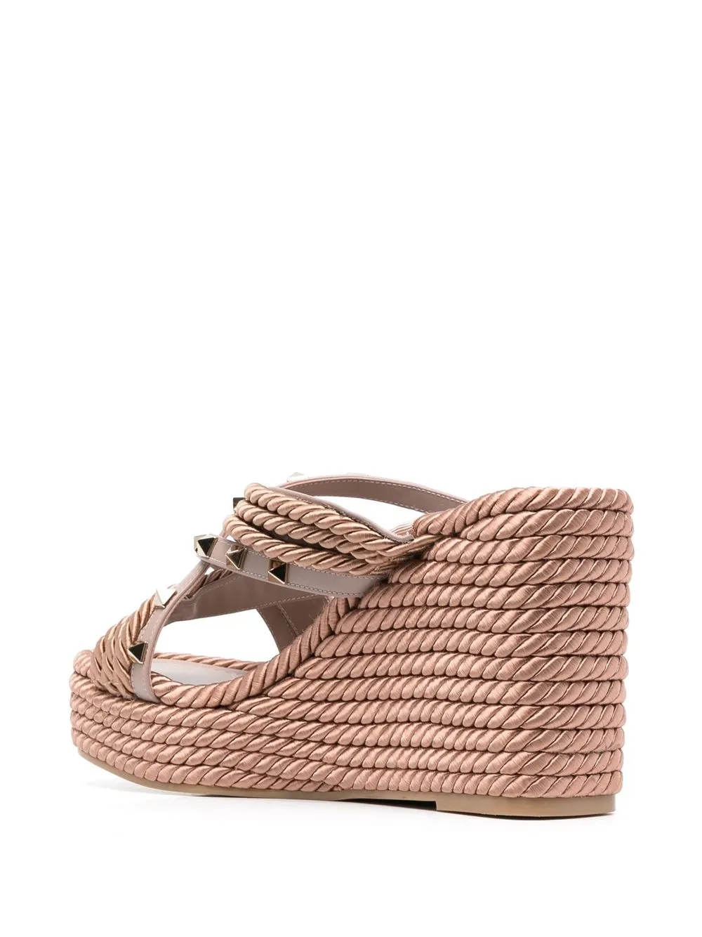 Valentino Garavani Sandalen met luipaardprint Beige