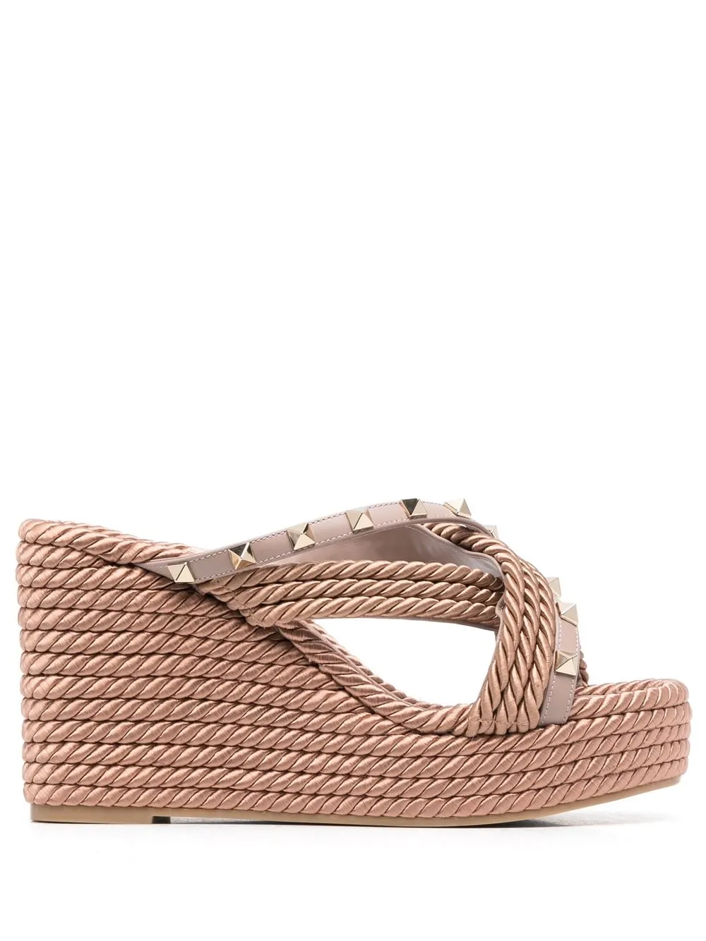 Valentino Garavani Sandalen met luipaardprint Beige