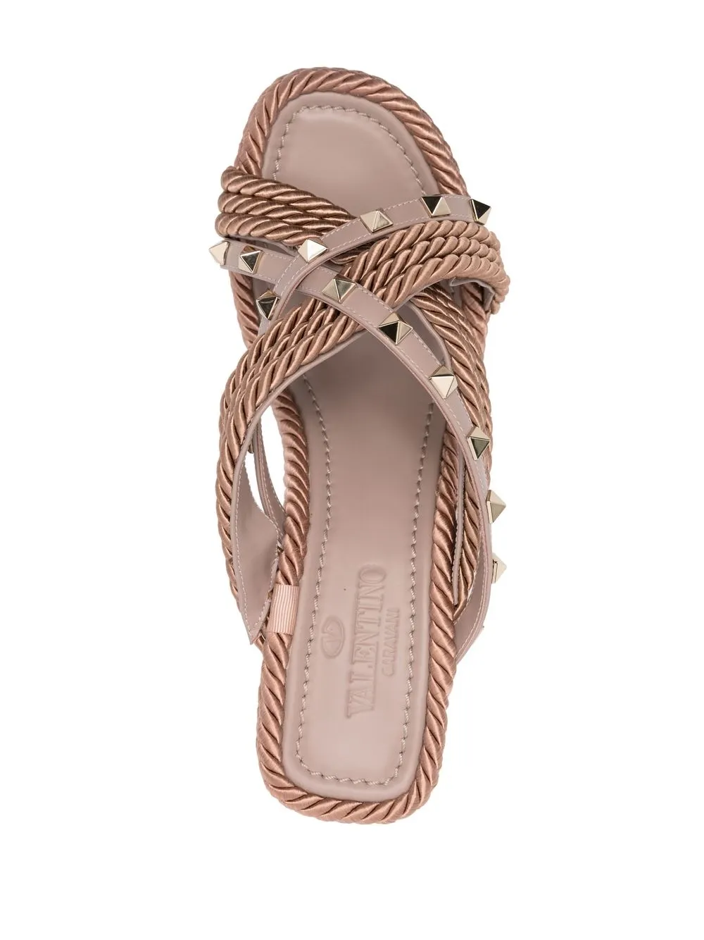 Valentino Garavani Sandalen met luipaardprint Beige