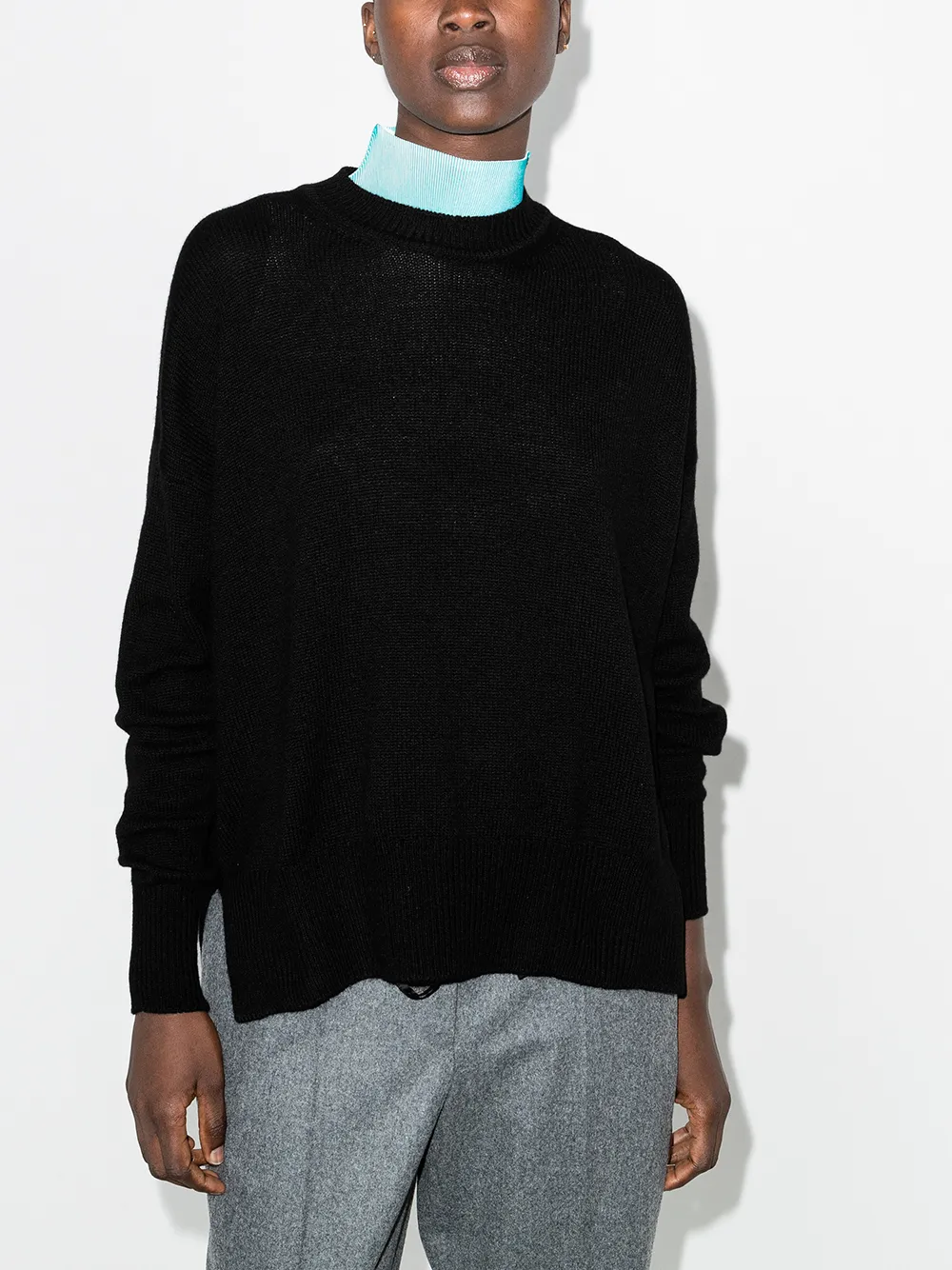 Изображение 2 из Jil Sander джемпер асимметричного кроя с круглым вырезом