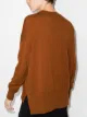 Jil Sander crew neck side slits jumper