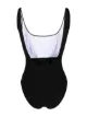 Image 2 of Tory Burch color-blocked logo swimsuit