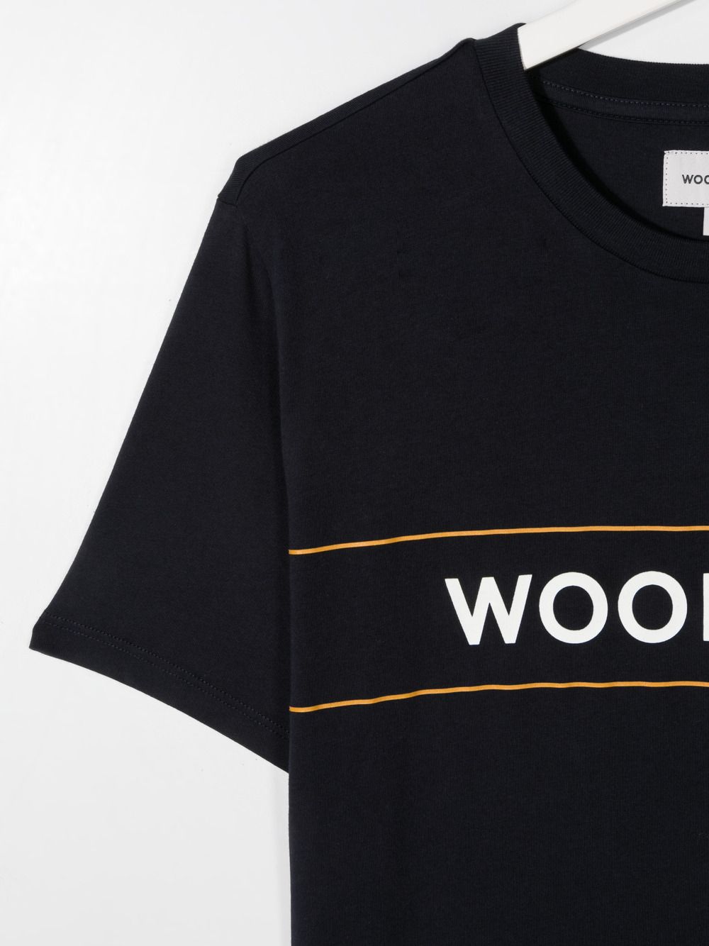 фото Woolrich kids футболка с логотипом