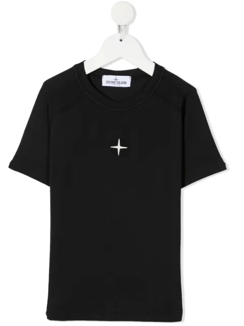 Stone Island Junior logo-print short-sleeved T-shirt