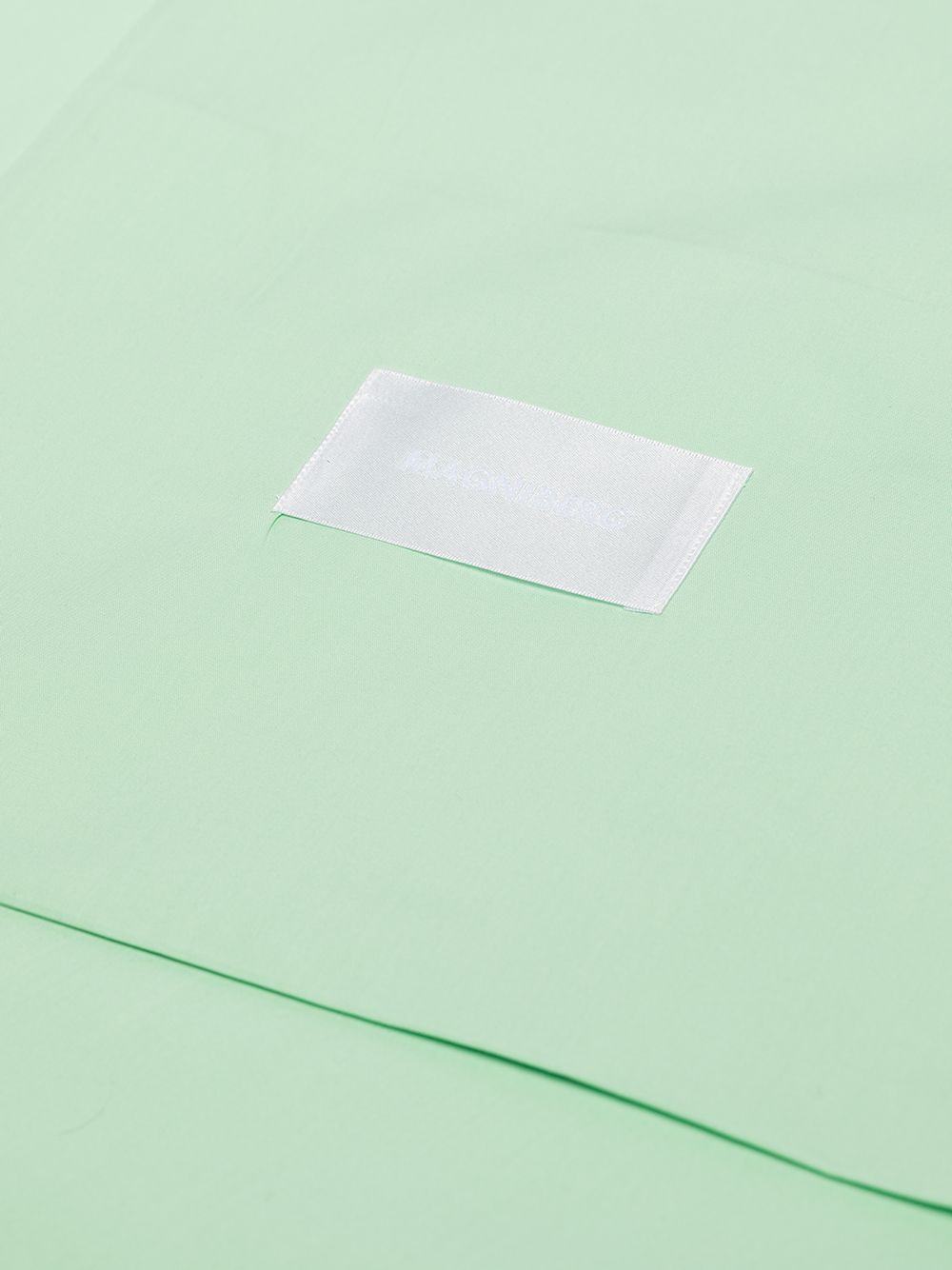 фото Magniberg light green black pure cotton poplin pillowcase