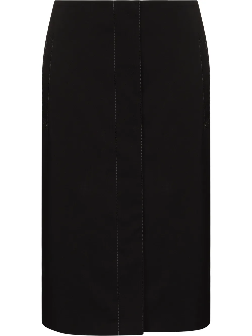 

Lemaire falda midi - Negro