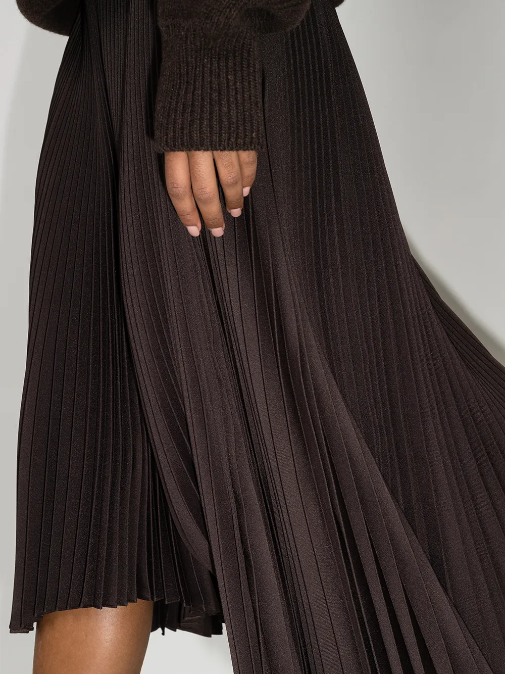 фото Jil sander плиссированная юбка с завышенной талией