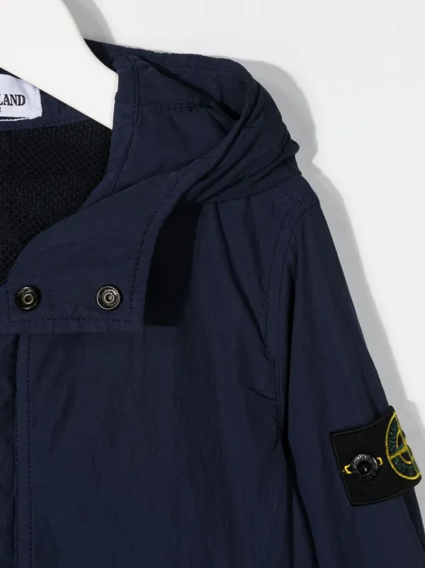 logo patch bomber jacket for kids 